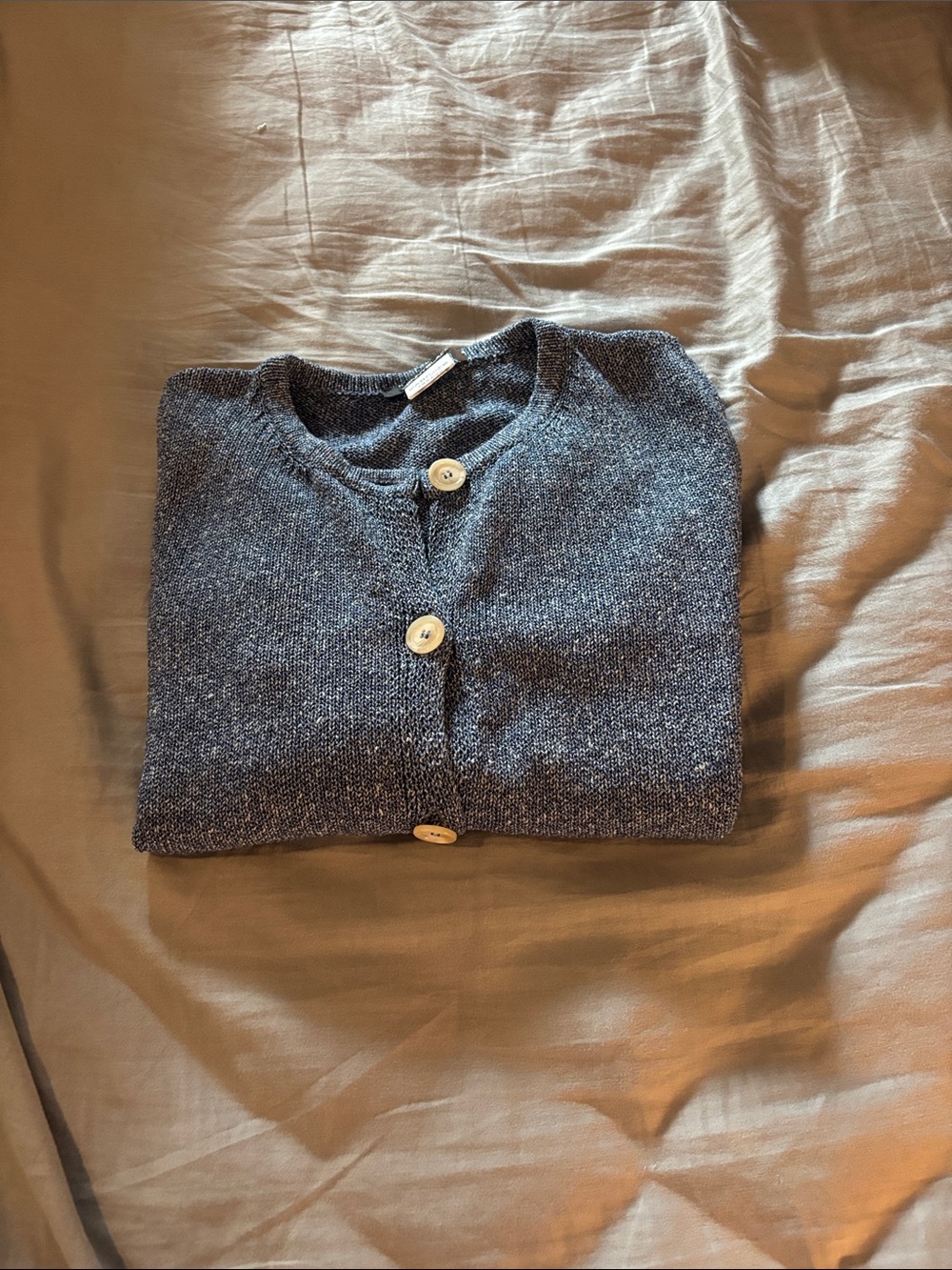 Women's Button-Front Cardigan Sweater - Charcoal